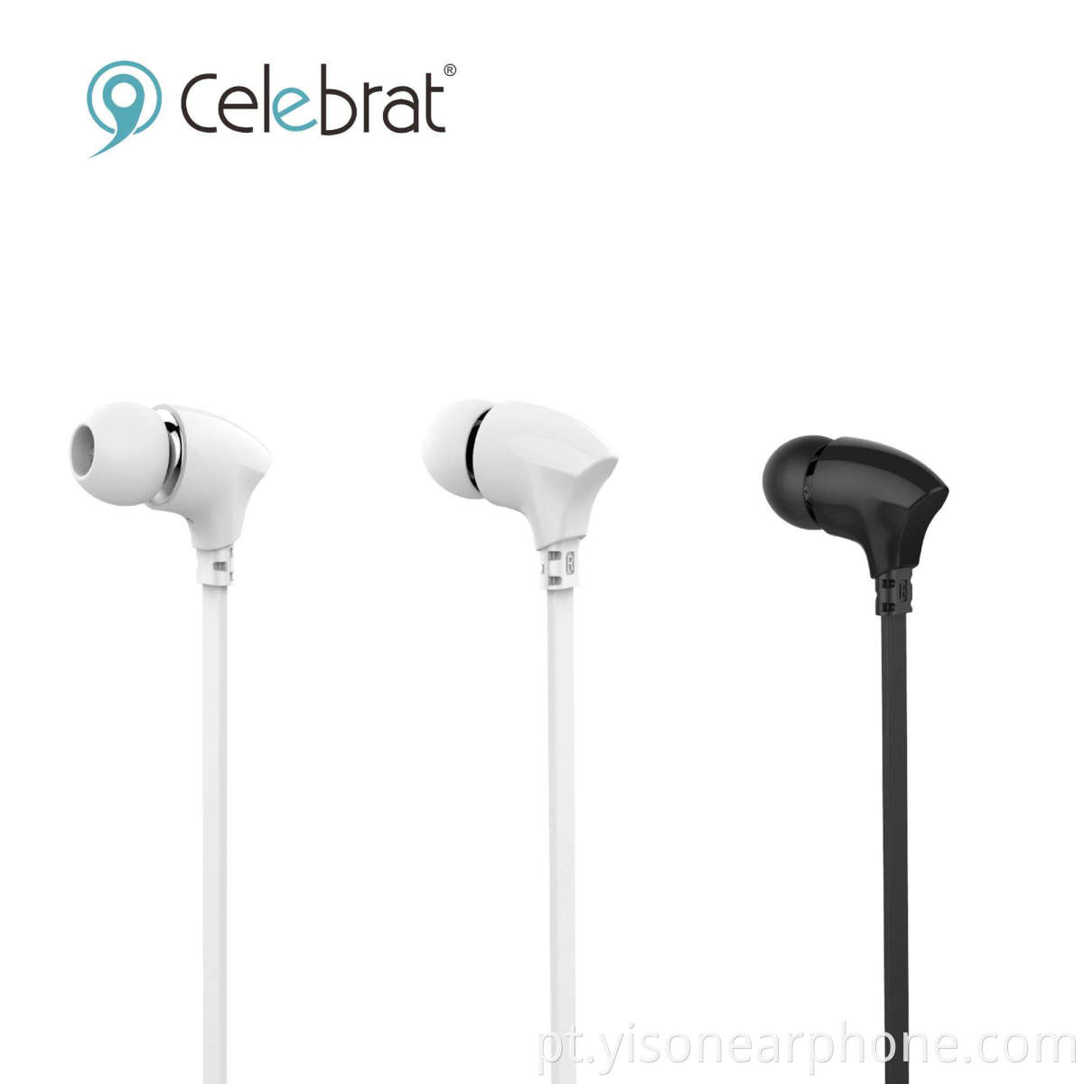 Fones de ouvido com fio Yison G3, fones de ouvido intra-auriculares com microfone embutido para telefone 6/6s Plus/5s/SE